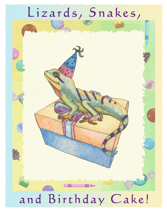 Lizard Birthday Invitation