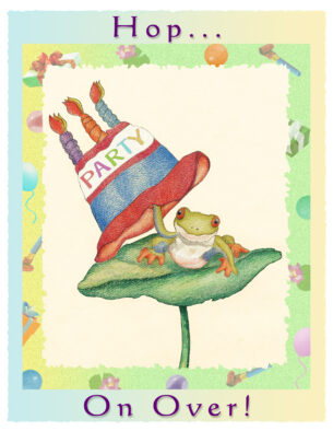 Frog Birthday Party Invitation